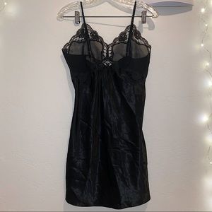 Vintage Victoria’s Secret Black Silk Slip